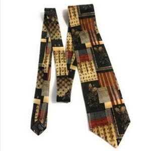 JEFFREY BANKS Mens Tie SILK MENS NECK TIE Multi Pa